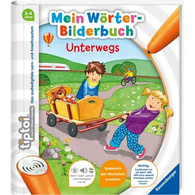 Immagine prodotto di Ravensburger tiptoi® libro Il mio libro illustrato di parole: In viaggio