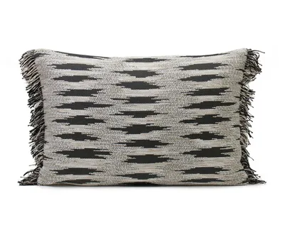 Produktbild von Gözze Kissenhülle Boho Style schwarz 40 x 60 cm mit Reißverschluss