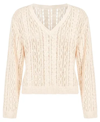 Image de Pull pour femmes ALEIDA - orange, taille XS