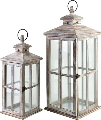 Zdjęcie produktu dla Lokke Komplet 2 Latarni25X25X64Cm/18X18X47Cm