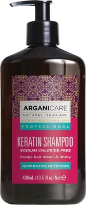 Immagine prodotto di ARGANICARE Shampoo professionale alla cheratina, 400 ml