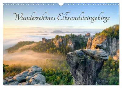 Produktbild von Wunderschönes Elbsandsteingebirge (Wandkalender 2027 DIN A3 quer), CALVENDO Monatskalender