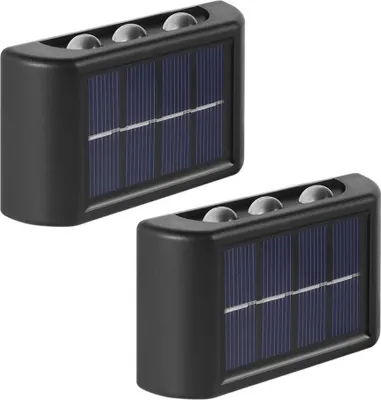 Obrázek produktu pro Solární nástěnná svítidla, solární lampy nahoru a dolů