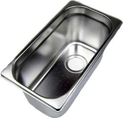 Produktbild von Waschbecken Spülbecken Camping Spüle 325x175x150 Edelstahl Campingküche