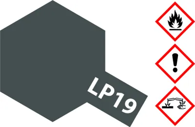 Produktbild von LP-19 Gun Metal 10ml Kunstharzfarben