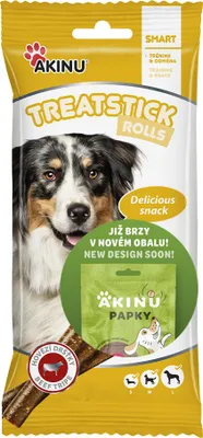 Obrázek produktu pro Akinu TREATSTICK Dršťkové tyčinky pamlsek pro psy 11 x 12 ks