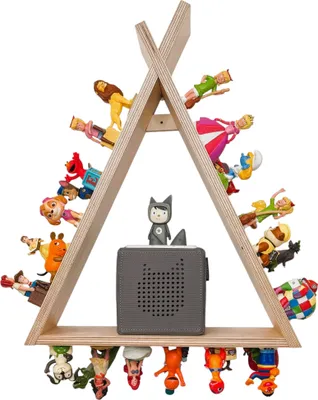 Produktbild von Zayno® Tonieboxregal | Tonieboxhalter, Handarbeit, Germany, Hergestellt in Deuschland, magnetisch, Tipi, Dekoration, Kinderzimmer, Aufbewahrung, Geburtstagsgeschenk