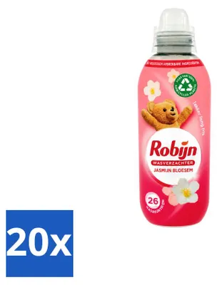 Produktbild von 20 x Robijn Wasverzachter Jasminblüte - 650 ml - Vorteilspackung - 20 Stücke
