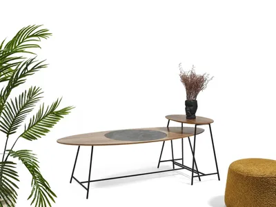 Immagine prodotto di Tavolino da salotto tavolino in legno marrone tavolino da salotto design nuovo