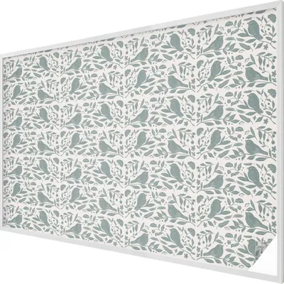 Obrázek produktu pro Vitrážová fólie na okno - 146x200 cm - vitrážový vzor - neprůhledná dekorativní fólie na ochranu soukromí - samolepicí, UV ochrana - motiv ptáka