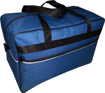 Produktbild von REISETASCHE 40 x 20 x 25 cm Boardgepäck Bordcase Reise Koffer HANDGEPÄCK Tasche Blau - Leinen Optik