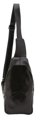 Image de Sangle d'épaule réglable en cuir véritable, fabriquée en Italie
