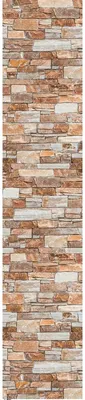 Produktbild von Vorgekleisterte Vliestapete – ROTER STEIN – 1 Rolle à 300 x 60 cm