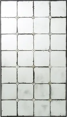 Produktbild von Casa Padrino Vintage Wandspiegel Squares Antik Stil Glas 80 x H140 cm - Hotel & Restaurant Einrichtung Art Deco