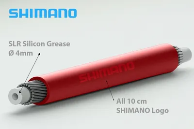 Produktbild von 10 Meter SHIMANO Fahrrad Schaltung Aussen Hülle ROT Bowdenzug Schalt Kabel 4mm