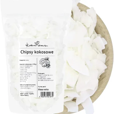 Produktbild von Kokos chips Kokosflocken 500g Natur Snack Backen Müsli Dessert Küche