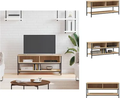 Obrázek produktu pro vidaXL TV skříňka Sonoma dub 100x35x45 cm materiál na bázi dřeva - TV nábytek