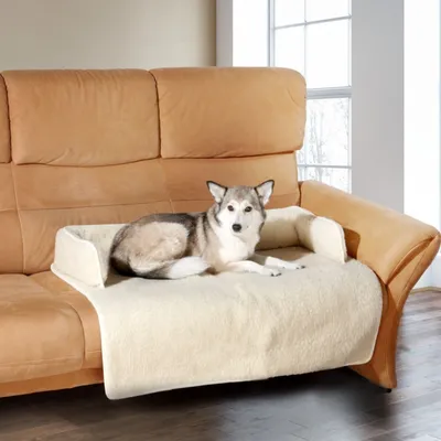 Produktbild von Schurwoll-Hunde/Katzen-Sofaschoner – Natürliche Geborgenheit für Ihr Haustier