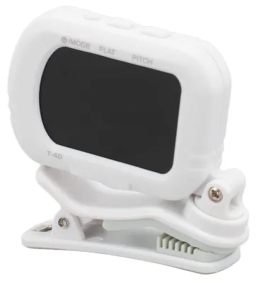 Obrázok produktu pre Clip-On-Tuner s LCD digitálnym displejom, elektronický pre akustickú gitaru, basgitaru, husle, ukulele