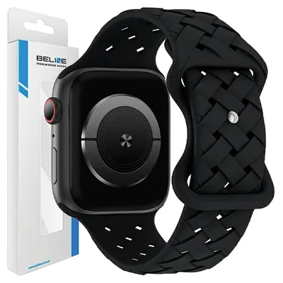 Image de Beline Pasek Apple Watch Silicone Woven38/40/41Mm Czarny /Black Box