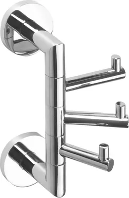 Image de Sapho X-ROUND, crochet triple pivotant, chromé
