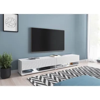Obrázok produktu pre Televízny stolík s LED RGB osvetlením 180 cm WILLA A - biely