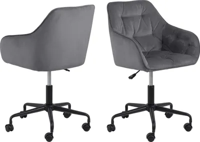 Produktbild von Actona Brooke, Gepolsterter Sitz, Gepolsterte Rückenlehne, Grau, Grau, Stoff, Stoff