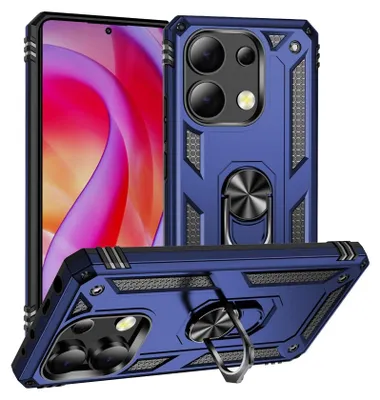 Zdjęcie produktu dla Etui na telefon komórkowy Armor Shield do Xiaomi Redmi Note 13 4G Cover Ultra Hybrid Case, niebieski