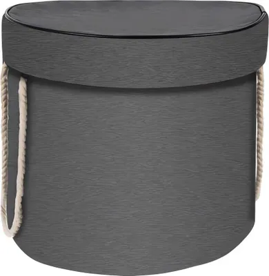 Immagine prodotto di Kruzzel 19556 Cesto portagiochi pieghevole con tappeto 2in1 grigio-giallo