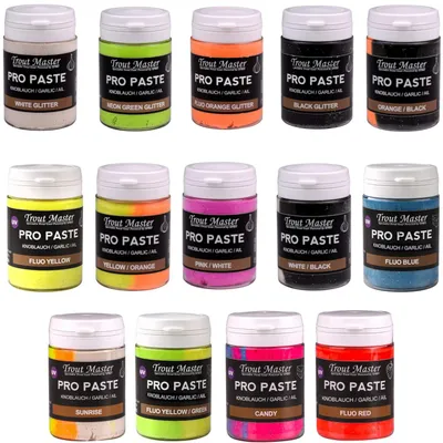 Produktbild von Trout Master Pro Paste - 60g Forellenteig Forellenpaste, Farbe:Gelb/Orange