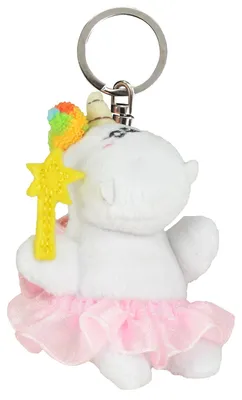Produktbild von Pummel & Friends Schlüsselanhänger - Pummelfee Plüsch Plüschtier Einhorn Stofftier 7 cm