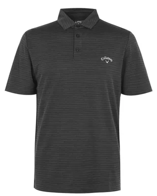 Produktbild von Callaway - Poloshirt für Herren, Fischgrätmuster, Emblem GT13026 (L) (Kaviar)