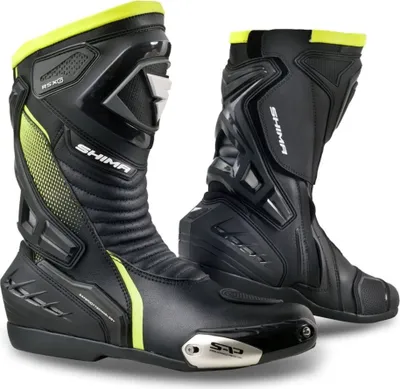 Produktbild von SHIMA RSX-6 Motorrad Stiefel, schwarz/gelb, 44