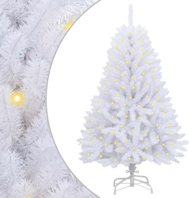 Produktbild von Künstlicher Weihnachtsbaum Weiß 150 cm PVC und Metall