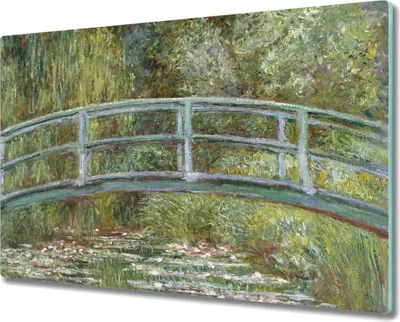 Produktbild von Glas Schneidebrett Herdabdeckplatten Schneideplatten - 80x52 cm - Brücke See bild