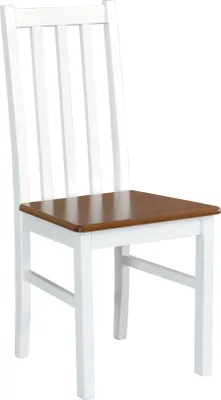 Obrázok produktu pre Jedálenska stolička NIKITA 10D - biela / gaštan