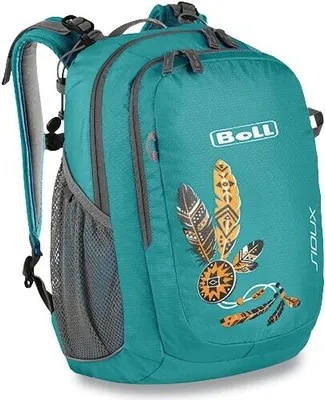 Produktbild von Rucksack Sioux Türkis 15 L für Kinder mit gepolsterten Schultergurten und Brustgurt