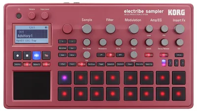 Produktbild von Korg electribe2, 48 - 48 kHz, 24 Bit, Grau, SD, SDHC, AC, Akku, AA