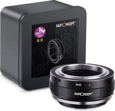 Zdjęcie produktu dla Adapter K&F do Aparatu PANASONIC SIGMA LEICA L-mount na Obiektyw M-42 M42 / KF06.476 / M42-L