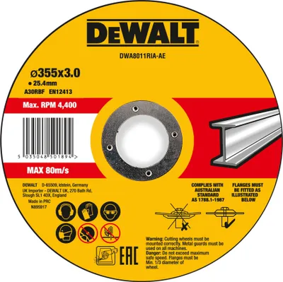 Produktbild von DeWalt Trennscheibe 355x3x25,4 mm Metall