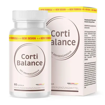 Produktbild von Corti Balance Kapseln | Reich an Vitaminen | Für Männer und Frauen geeignet | 60 Kapseln