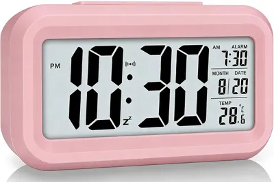 Digitalwecker mit extra lautem Alarm, Temperatur, Dimmer, Schlummerfunktion