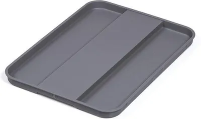 Productafbeelding van Deksel voor 12 L / 17 L / 26 L / 32 L Afvalbak - Aluminium Grijs 292 x 215 x 17 mm