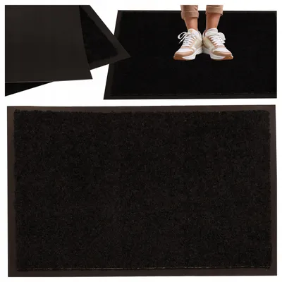 Produktbild von Hanse Home D6857CZARNY Fußmatte rutschfest mit Rand 60x90cm