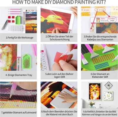 Lonmo Art Diamond Painting Rinder – 5D Diamantmalerei 30x40 Cm, DIY Set Für Erwachsene