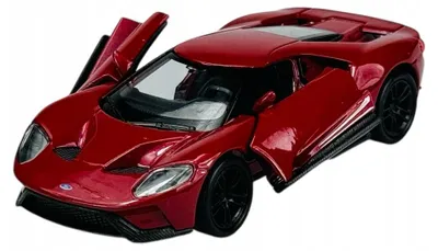 Produktbild von Welly 2017 Ford GT Sportwagen Metallmodell Rot 1:34