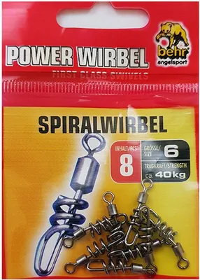 Produktbild von Angel Wirbel Norwegen Spiralwirbel Gr. 6