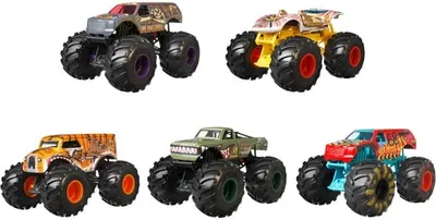 Obrázok produktu pre Hot Wheels Monster Trucks JDR01, Monster truck, 3 rok / roky, Plast, Kov, Viacfarebný