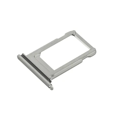 Produktbild von Clappio, SIM-Kartenhalter für iPhone X Nano-SIM Steckplatz, Silber