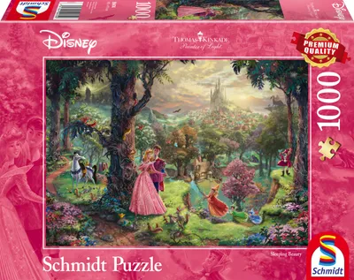Produktbild von Schmidt Spiele Puzzle Thomas Kinkade: Disney Dornröschen